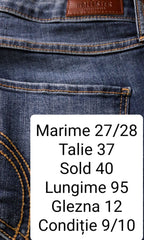 Blugi Hollister - marimea S/M W27/L28 - Femei
