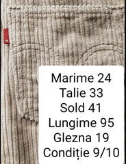 Pantaloni Levi's - marimea XXS/XS W24 - Femei