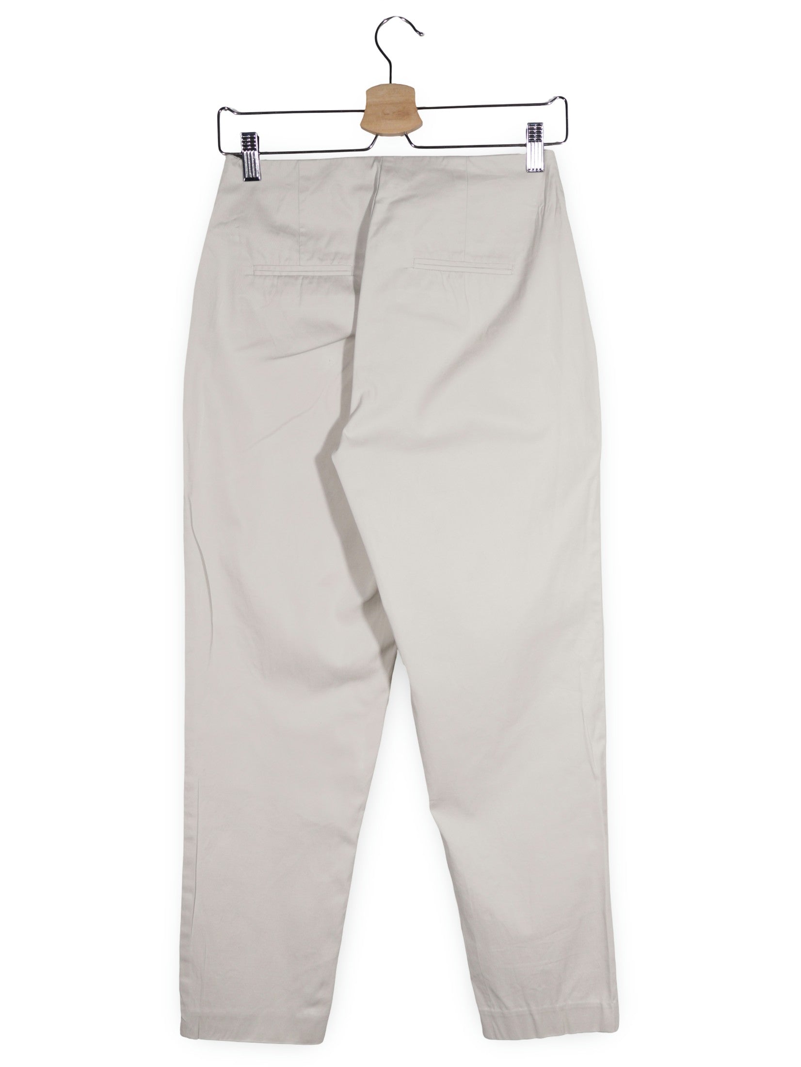 Pantaloni United Colors of Benetton bej deschis mărime M vedere din spate second-hand premium