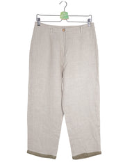 Pantaloni Elliott bej mărime L vedere din față second-hand premium