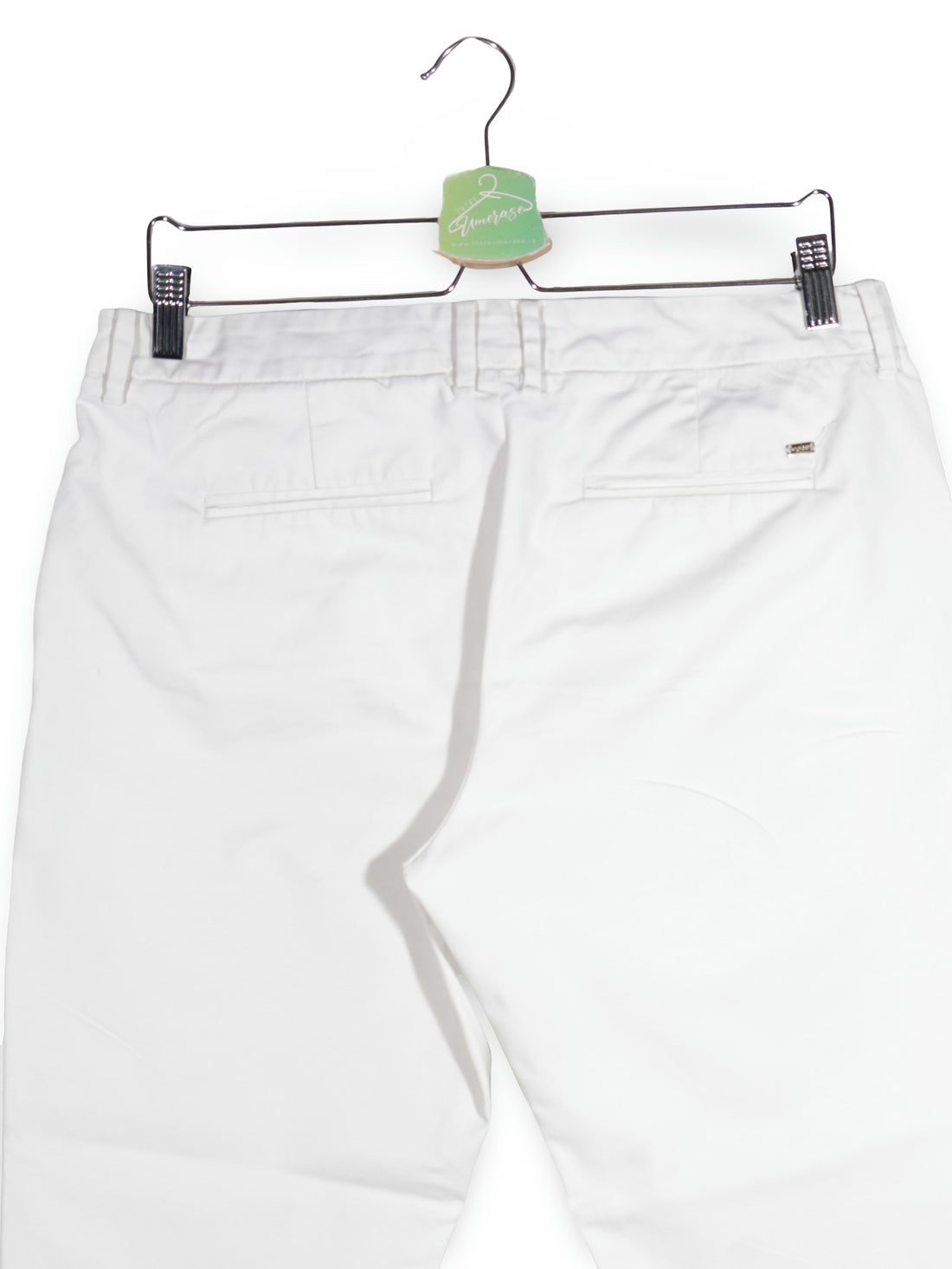 Blugi Tommy Hilfiger alb mărime W30 vedere din spate second-hand premium