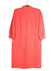 Rochie HET corai mărime M vedere din spate second-hand premium
