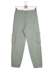 Pantaloni Levi's verde salvia mărime XS vedere din spate second-hand premium
