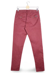 Pantaloni Scotch & Soda bordo mărime XS vedere din spate second-hand premium