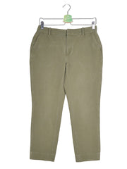 Pantaloni Brooks Brothers verde olive mărime XS vedere din față second-hand premium