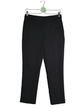 Pantaloni ZARA negru mărime M vedere din față second-hand premium