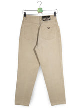 Blugi Armani Jeans bej mărime W29 vedere din spate second-hand premium