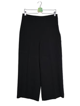 Pantaloni ZARA negru mărime L vedere din față second-hand premium