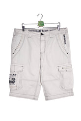 Pantaloni scurți - Camp David alb din bumbac cu buzunare cargo – XL – Bărbați - fata