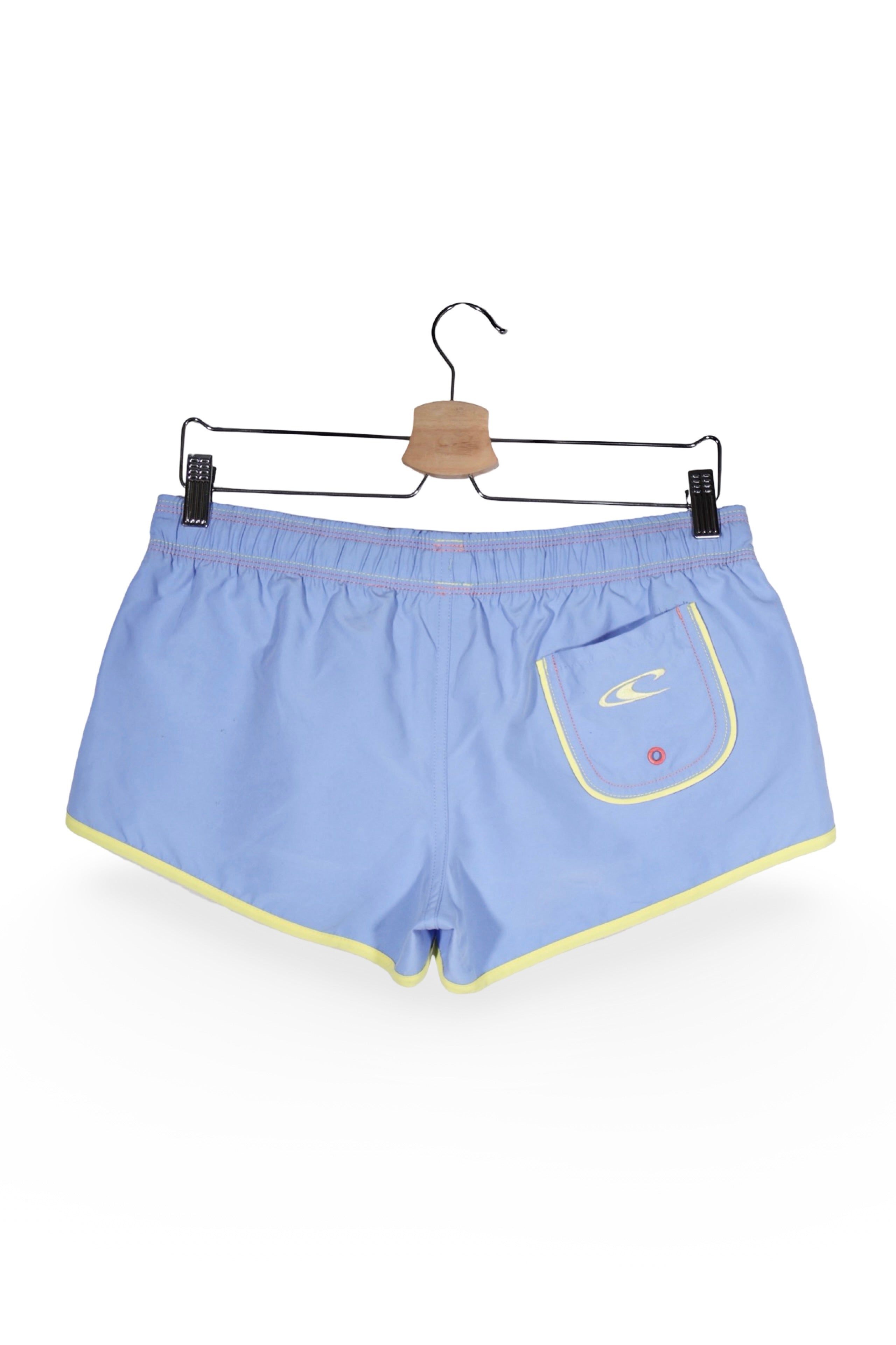Pantaloni scurți - O'Neill albaștri deschiși cu margini contrastante – M – Femei - spate