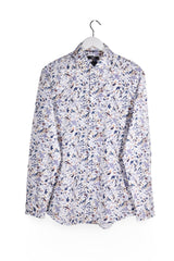 Cămașă - Jake's albă cu imprimeu floral delicat – L – Femei - fata