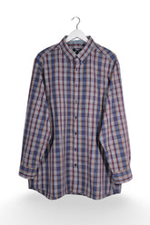 Cămașă - walbusch in carouri colorate cu croială comfort fit – XL – Bărbați - fata