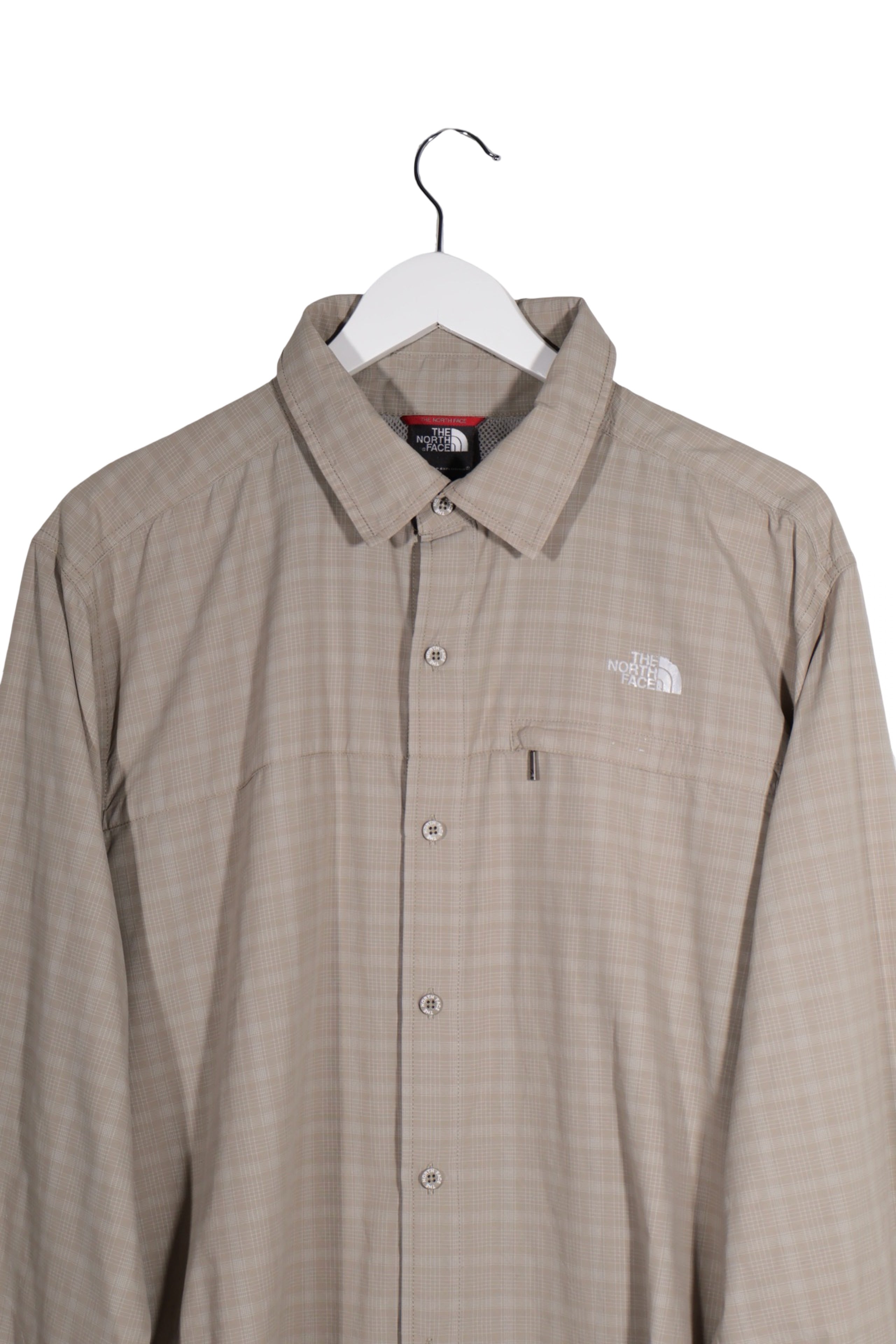 Cămașă - THE NORTH FACE bej din nylon cu croială relaxată – XL – Bărbați - detaliu