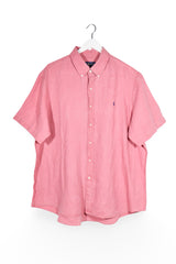 Cămașă - RALPH LAUREN roz din bumbac cu croială clasică – XXL – Bărbați - fata