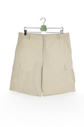 Pantaloni scurți - PAUL R. SMITH bej din bumbac cu buzunare cargo – XL – Bărbați - fata