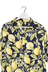 Cămașă - H&M cu imprimeu citrice si croiala relaxata – XXL – Bărbați - detaliu