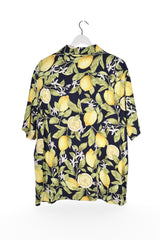 Cămașă - H&M cu imprimeu citrice si croiala relaxata – XXL – Bărbați - spate