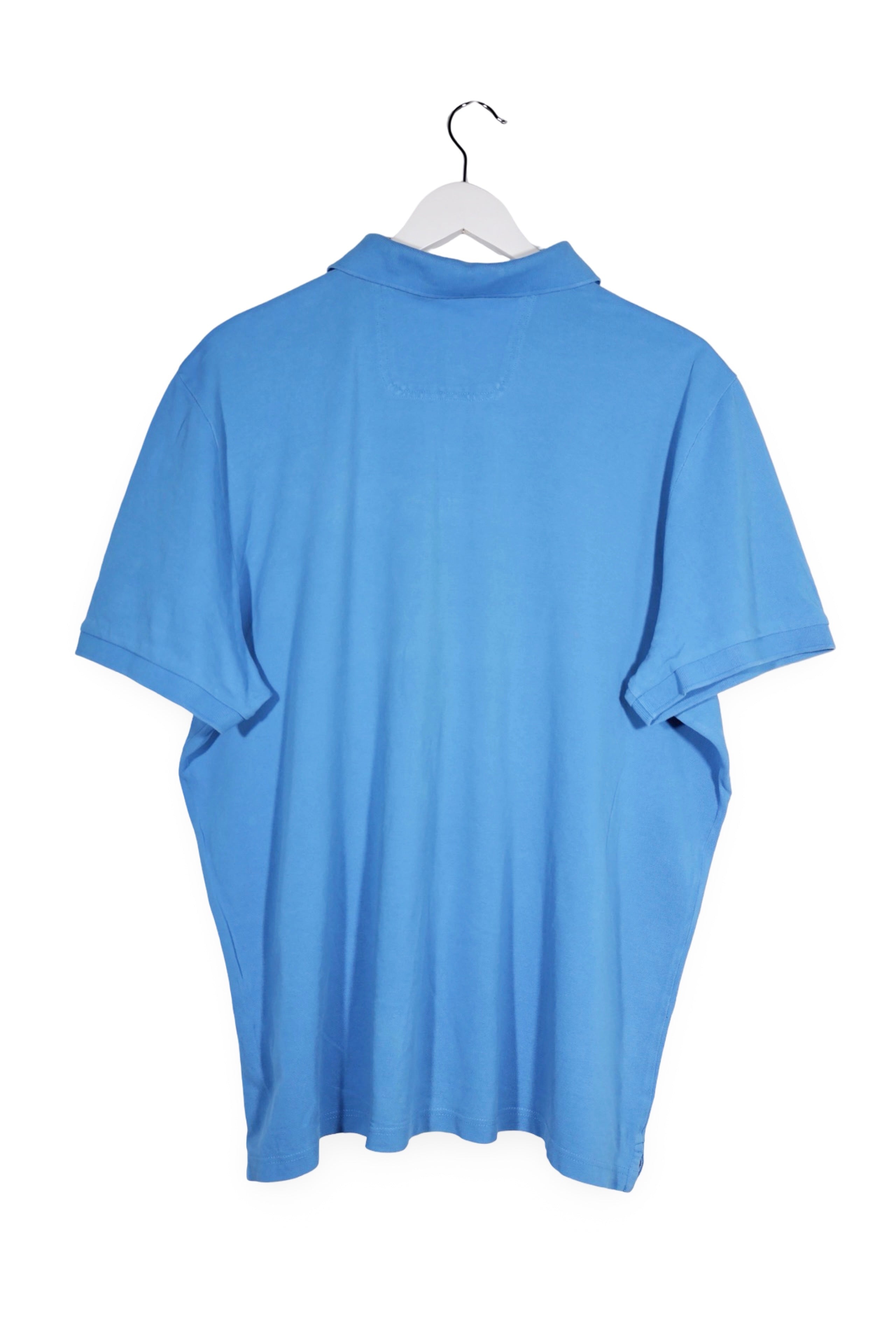 Tricou - Hugo Boss albastru din bumbac cu croială regular – 3XL – Bărbați - spate
