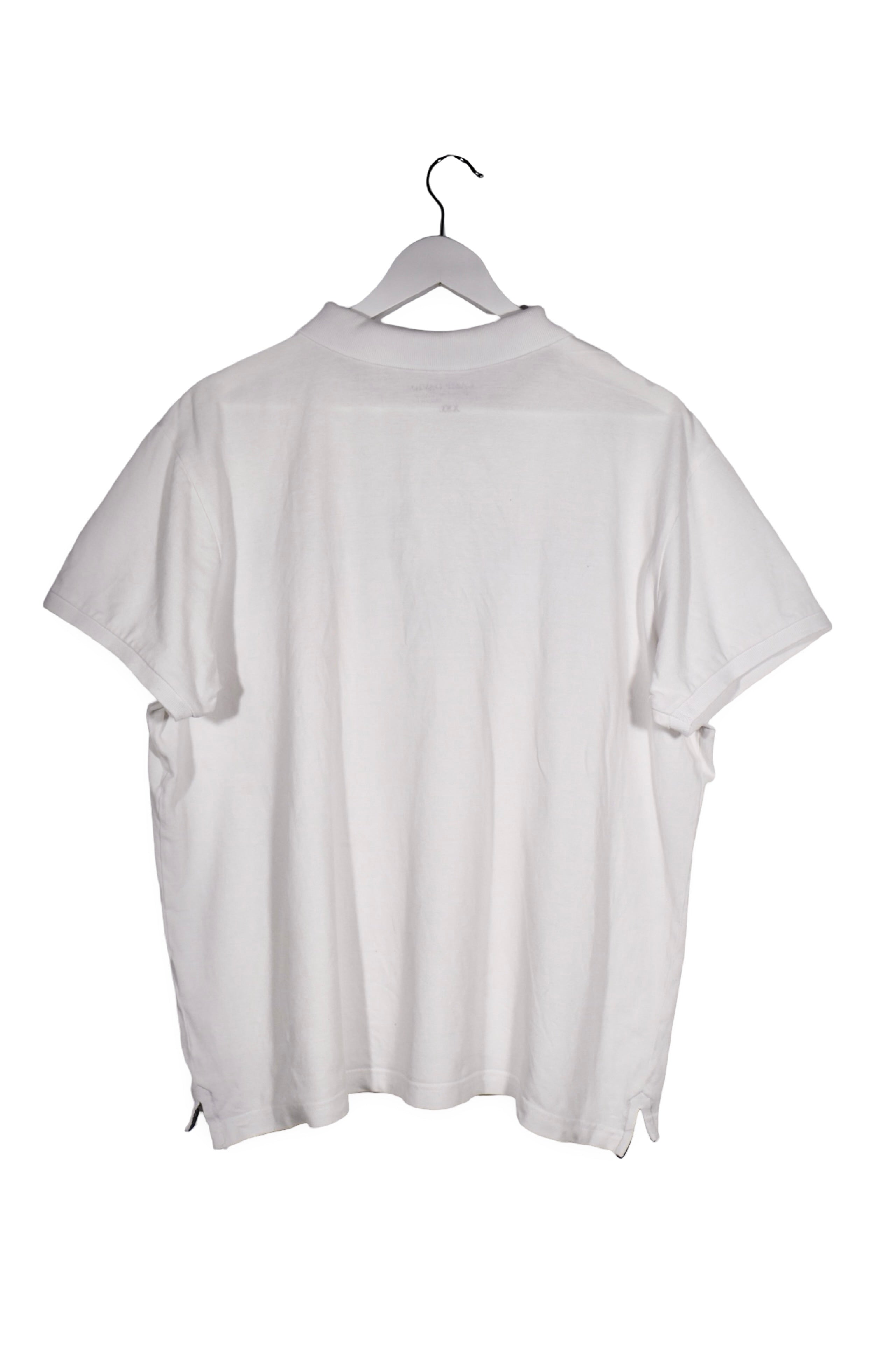 Tricou - Camp David alb din bumbac cu imprimeu grafic – XXL – Bărbați - spate