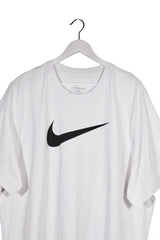 Tricou - NIKE alb din bumbac cu logo mare – 4XL+ – Bărbați - detaliu