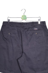 Pantaloni scurți - RALPH LAUREN bleumarin din bumbac cu croiala relaxata – XL – Bărbați - spate