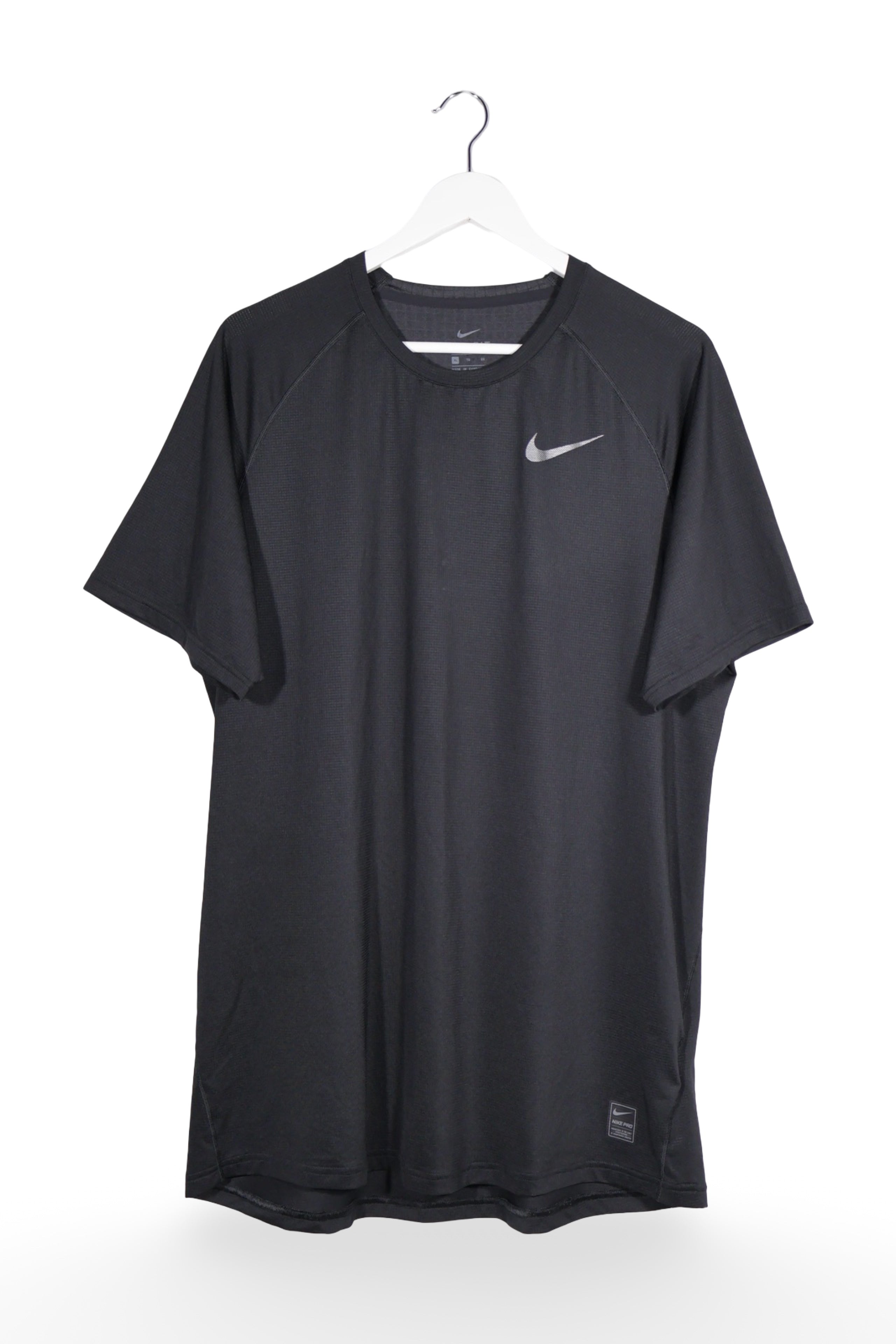 Tricou - NIKE negru Dri-FIT cu panouri respirabile – XL – Bărbați - fata