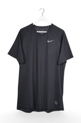 Tricou - NIKE negru Dri-FIT cu panouri respirabile – XL – Bărbați - fata