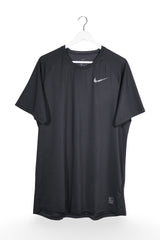 Tricou - NIKE negru Dri-FIT cu panouri respirabile – XL – Bărbați - fata