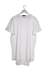 Tricou - Tigha alb cu croială lejeră – XXL – Bărbați - fata