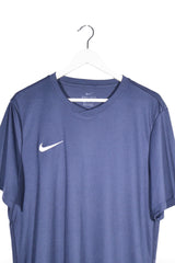 Tricou - NIKE bleumarin din poliester cu croiala sport – XL – Bărbați - detaliu