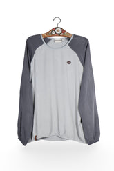 Bluză - Naketano gri din viscoza cu croiala raglan – XL – Bărbați - fata