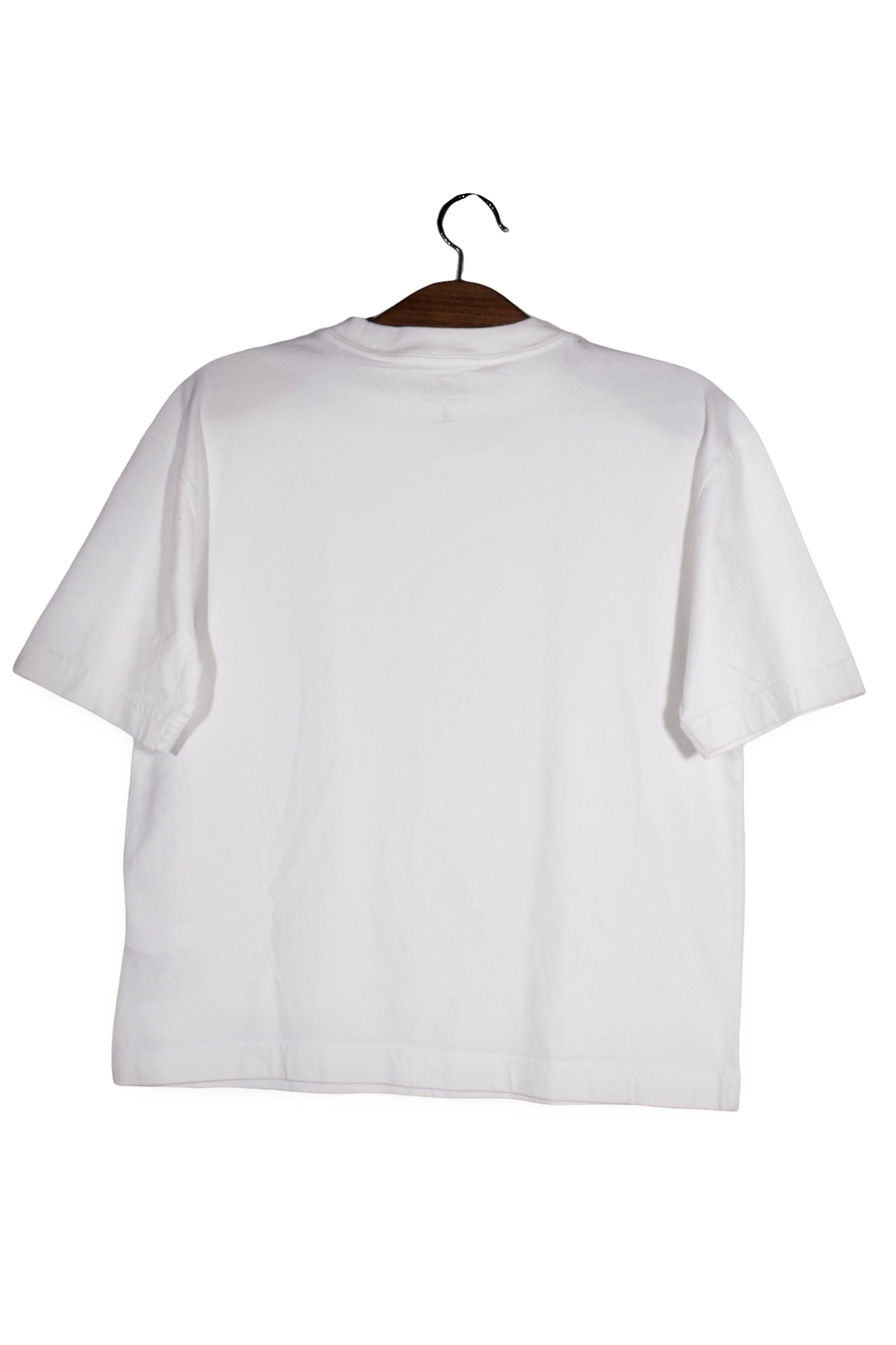 Tricou - Hollister alb din bumbac cu croiala boxy crop – XS – Femei - spate