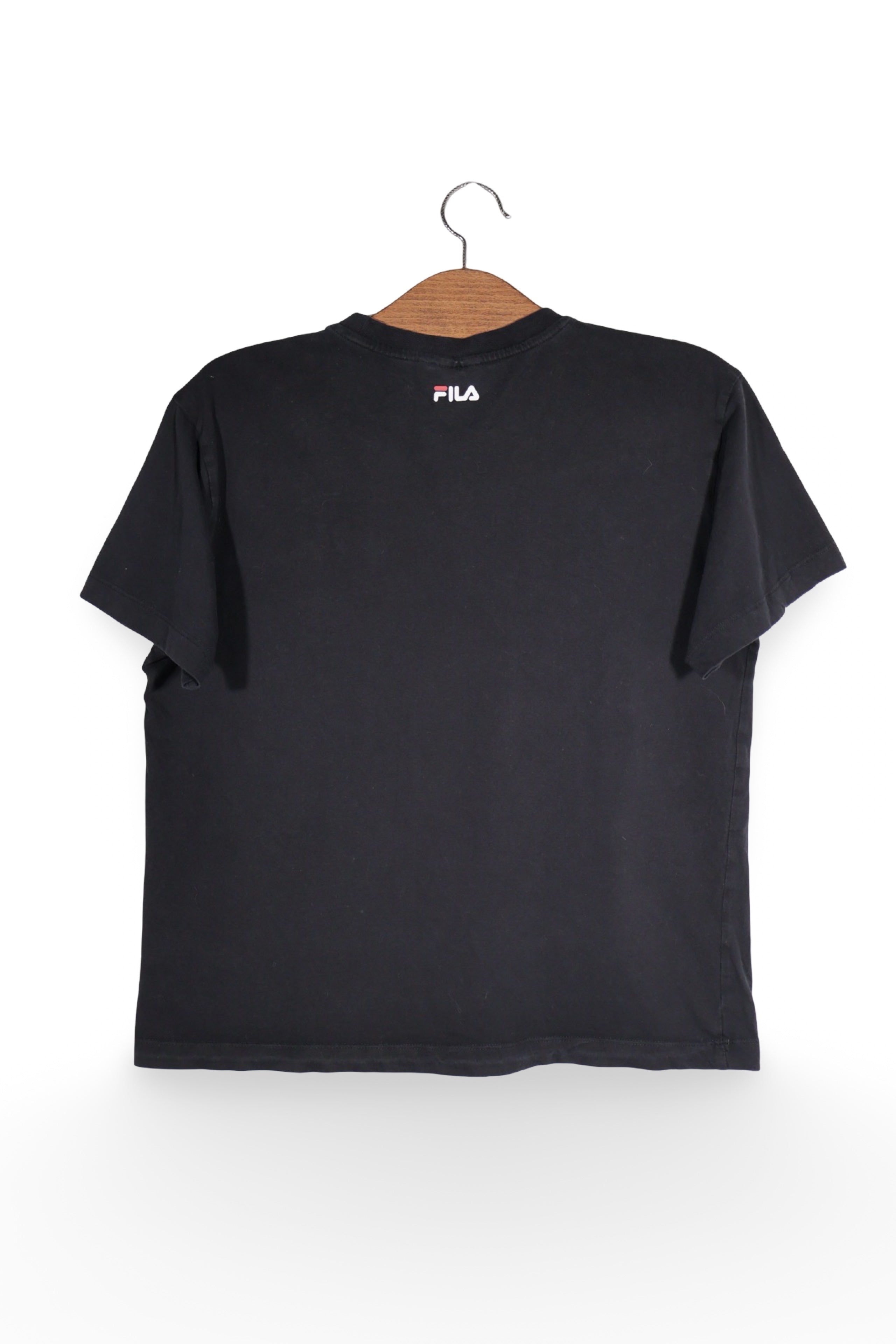 Tricou - FILA negru din bumbac cu croială simplă – M – Femei - spate