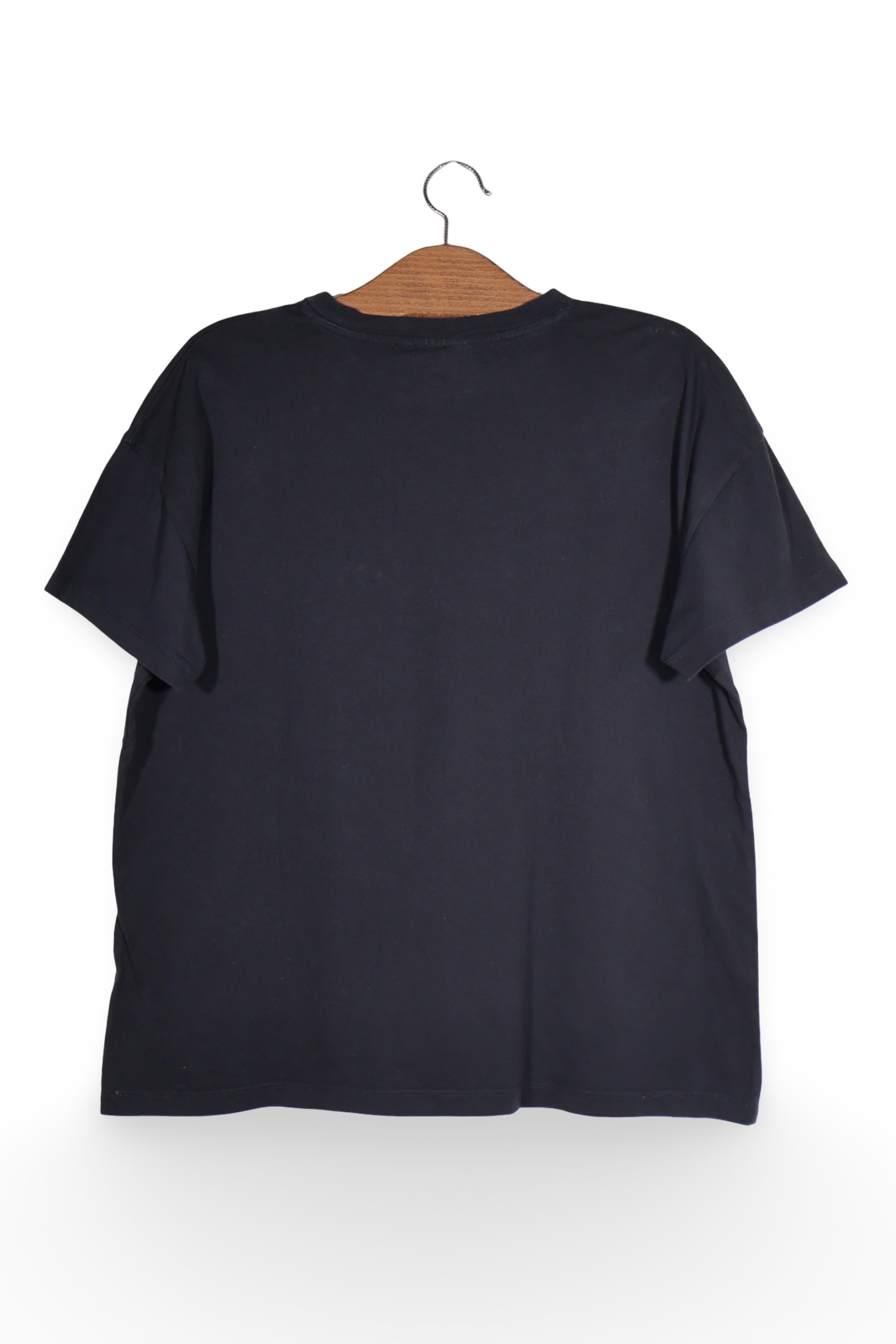 Tricou - Premium negru cu print grafic AC/DC – L – Femei - spate