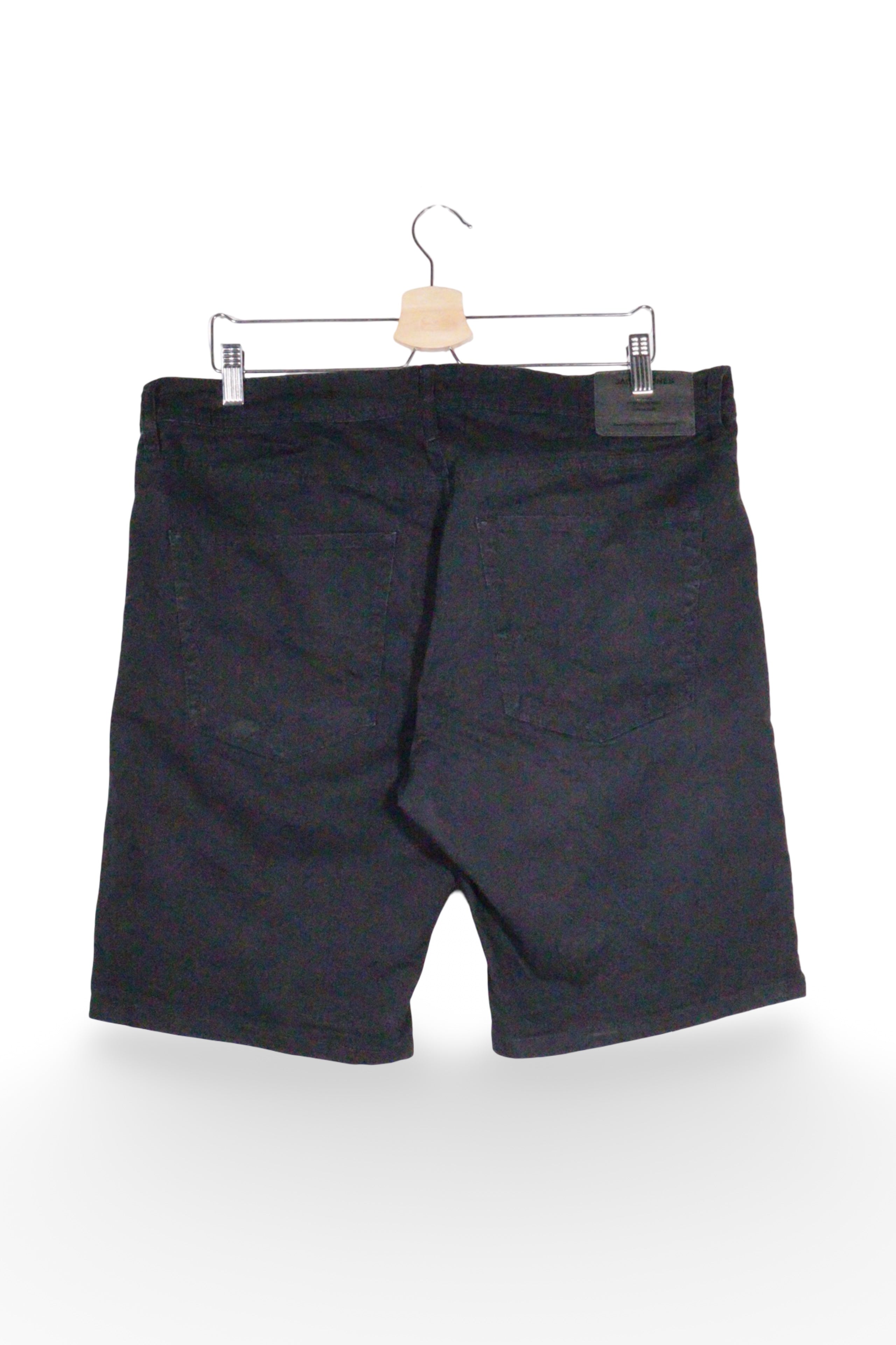 Pantaloni scurți - JACK&JONES negri din bumbac cu croiala dreapta – XL – Bărbați - spate