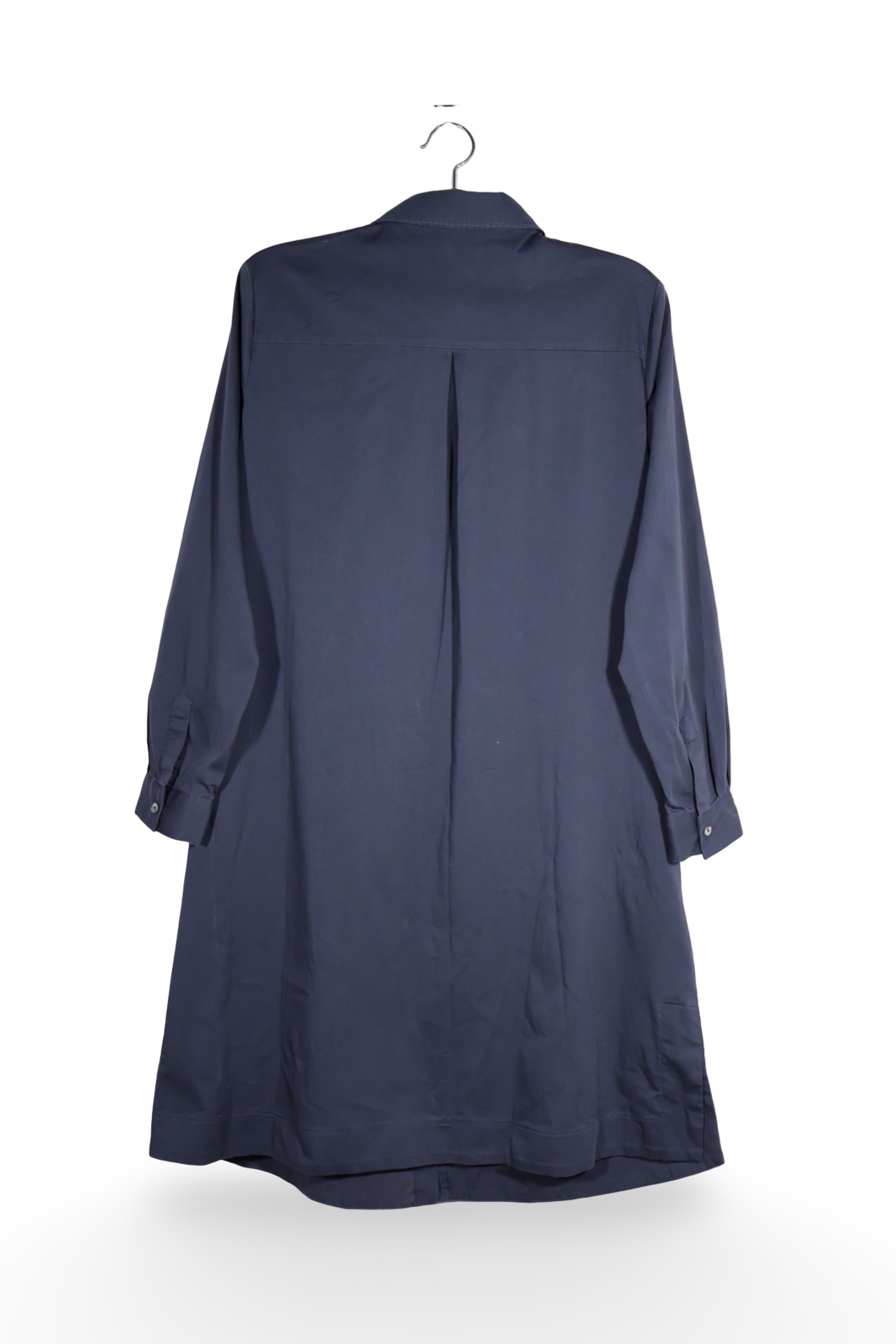 Rochie - Bugatti cu croiala dreapta, buzunare si guler clasic – L – Femei - spate