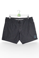 Pantaloni scurți de baie - G-star negri cu imprimeu caroiat discret – XL – Bărbați - fata