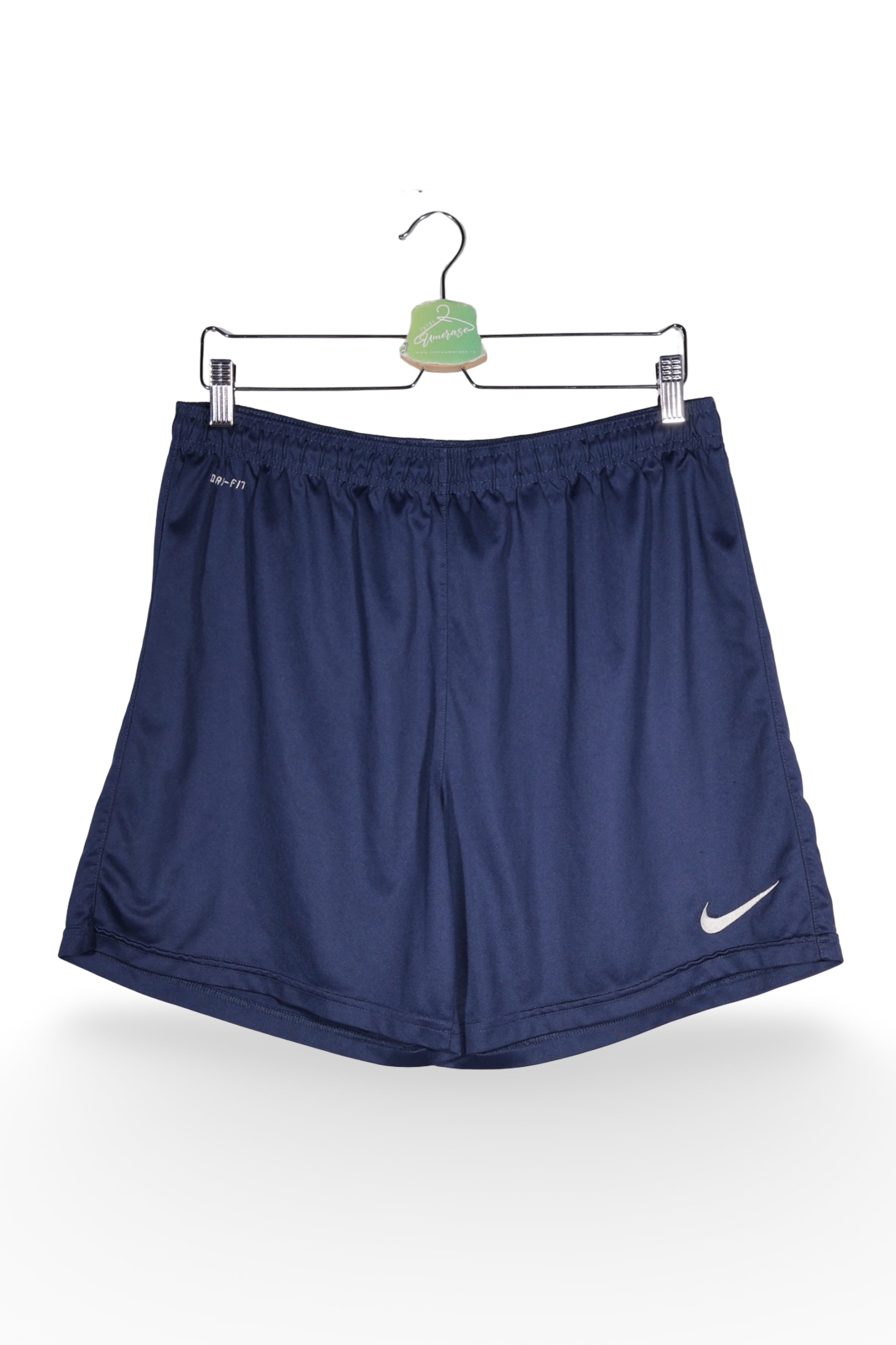 Pantaloni scurți - NIKE bleumarin cu croială sport și Dri-FIT – L – Bărbați - fata