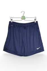 Pantaloni scurți - NIKE bleumarin cu croială sport și Dri-FIT – L – Bărbați - fata