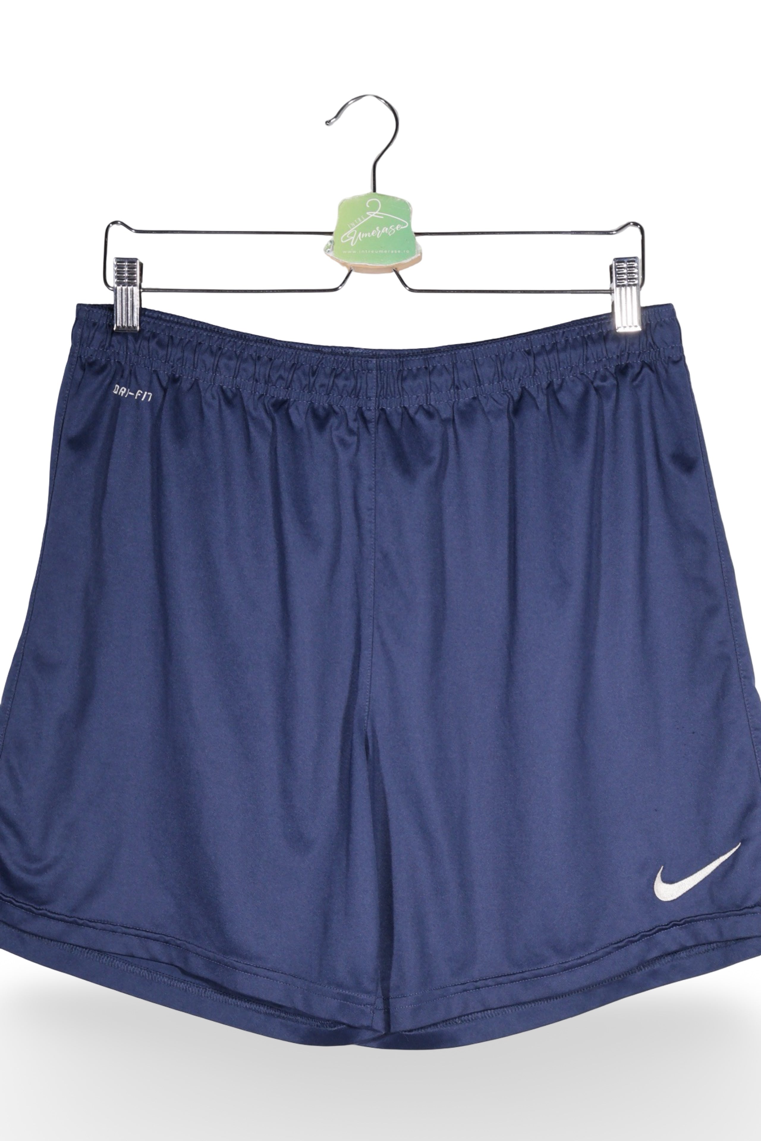 Pantaloni scurți - NIKE bleumarin cu croială sport și Dri-FIT – L – Bărbați - detaliu
