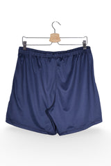 Pantaloni scurți - NIKE bleumarin cu croială sport și Dri-FIT – L – Bărbați - spate