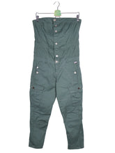 Salopeta G-STAR RAW verde închis mărime S vedere din față second-hand premium