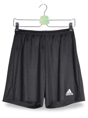 Pantaloni scurti adidas negru mărime M vedere din față second-hand premium