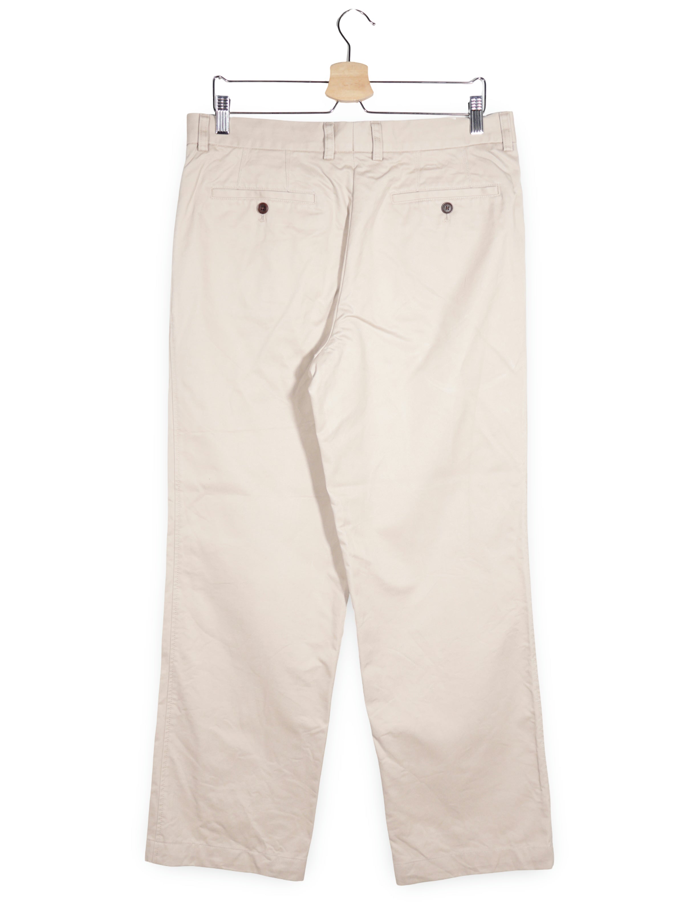 Pantaloni Charles Tyrwhitt bej deschis mărime M vedere din spate second-hand premium
