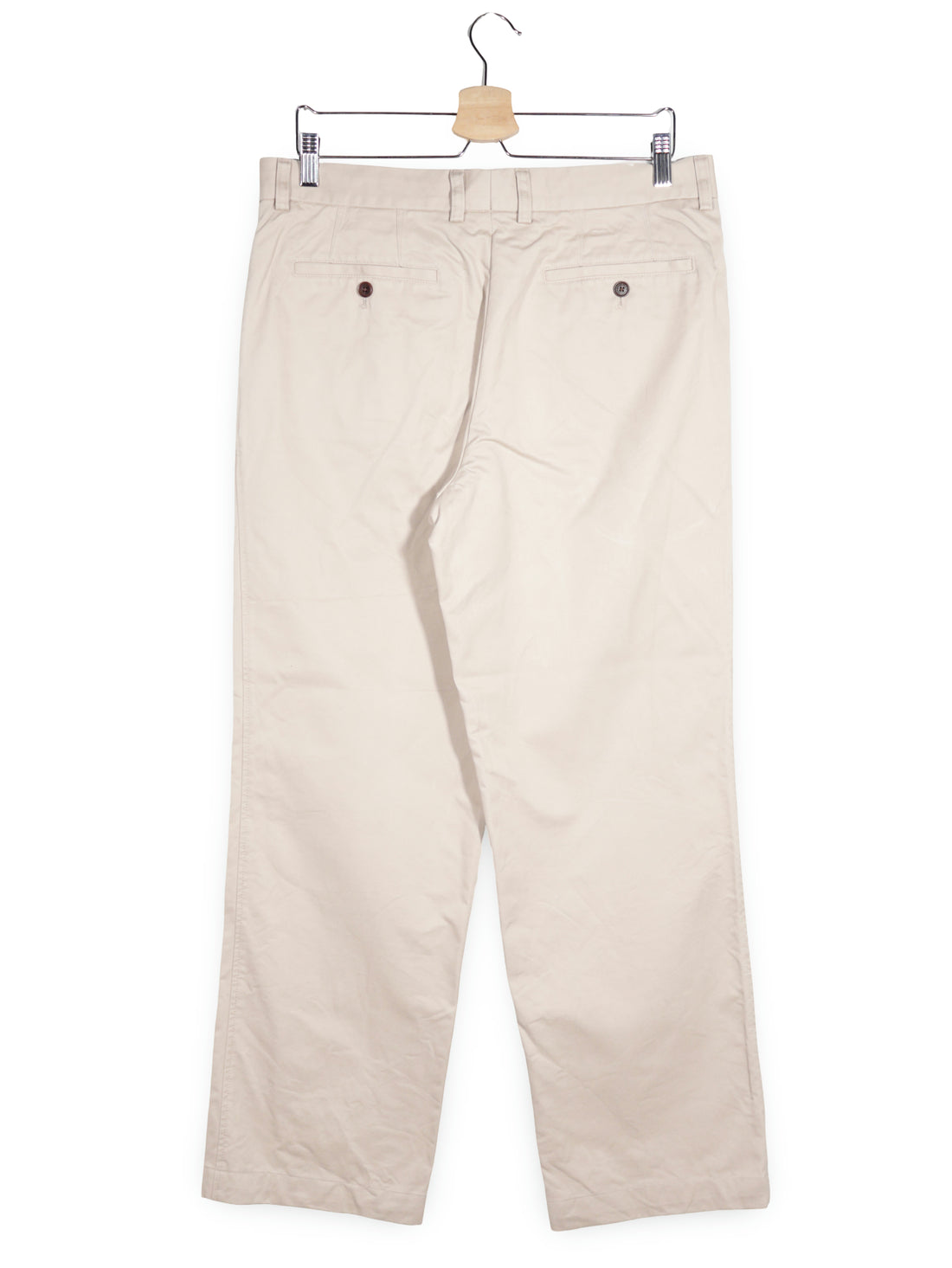 Pantaloni Charles Tyrwhitt bej deschis mărime M vedere din spate second-hand premium