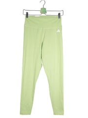 Colanti adidas verde deschis mărime M vedere din față second-hand premium