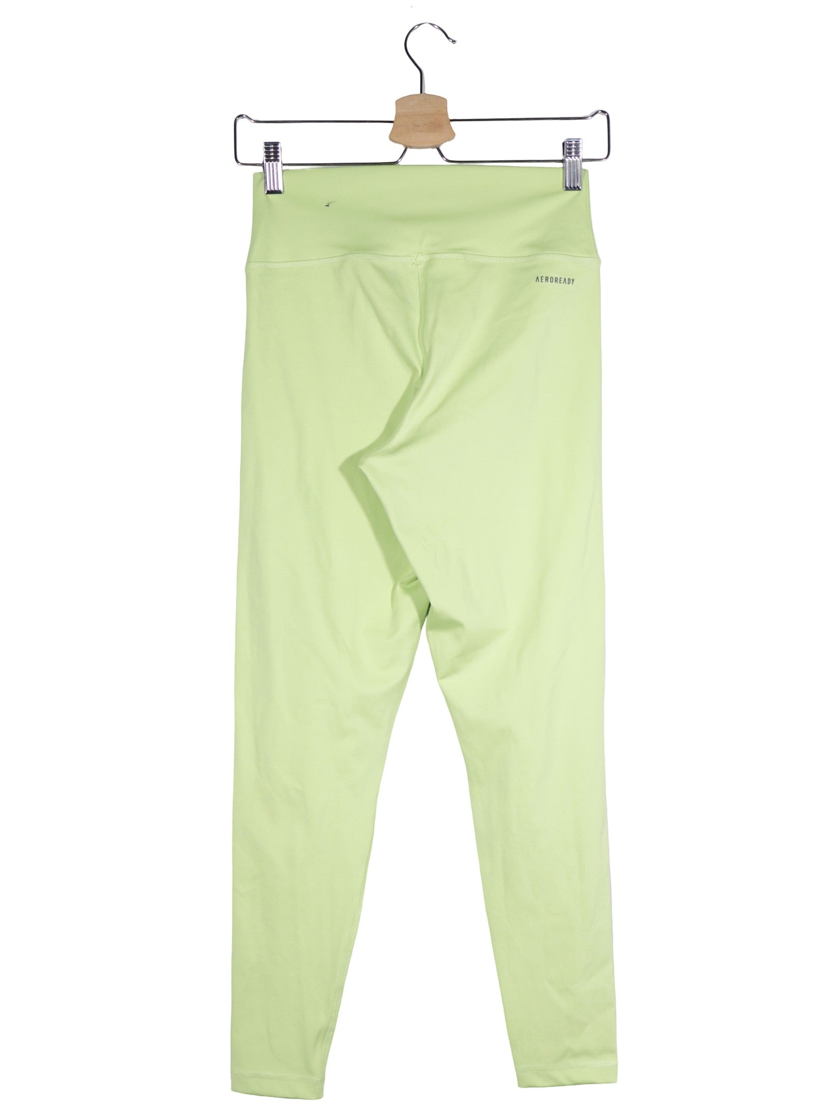 Colanti adidas verde deschis mărime M vedere din spate second-hand premium