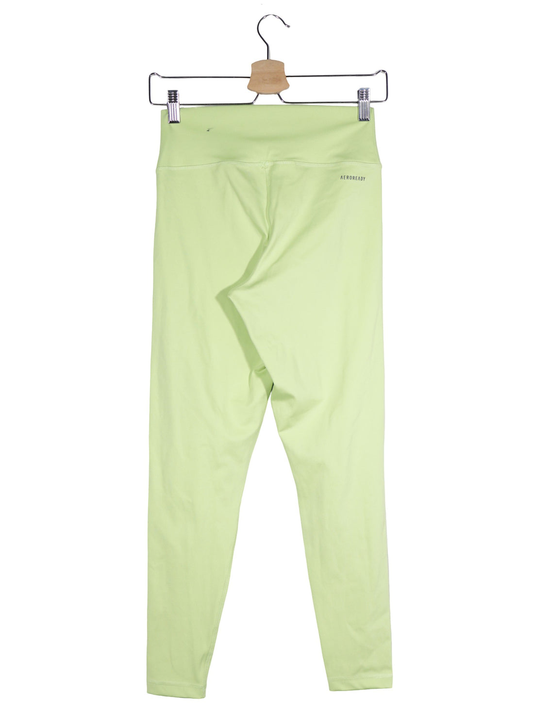Colanti adidas verde deschis mărime M vedere din spate second-hand premium