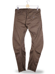Pantaloni G-STAR maro mărime M vedere din spate second-hand premium