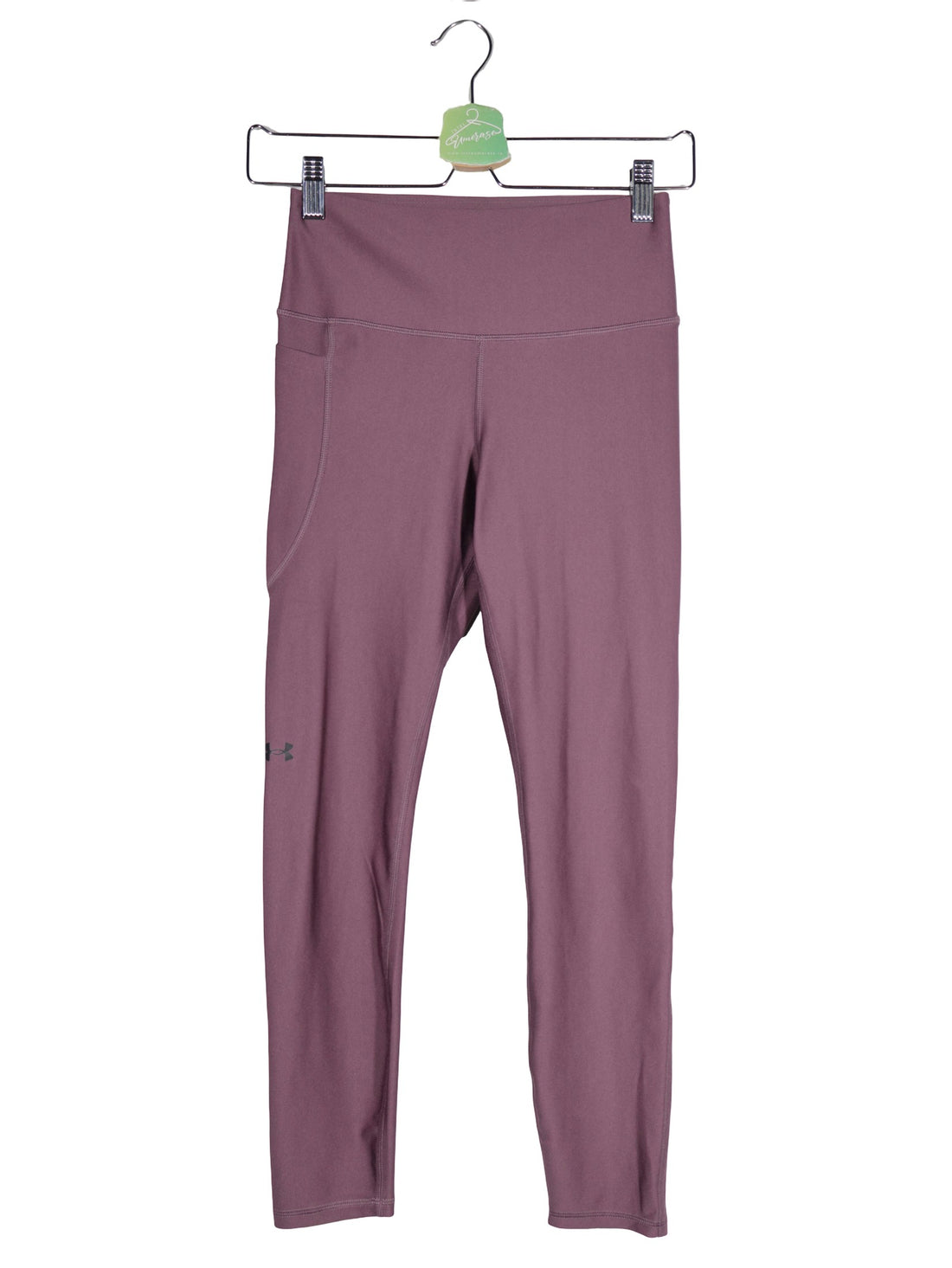 Pantaloni Under Armour mov prună mărime S vedere din față second-hand premium
